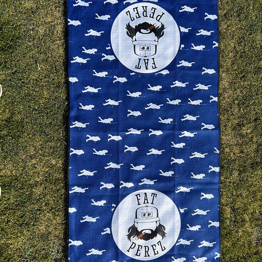 Fat Perez Pro Microfiber Towel - Blue