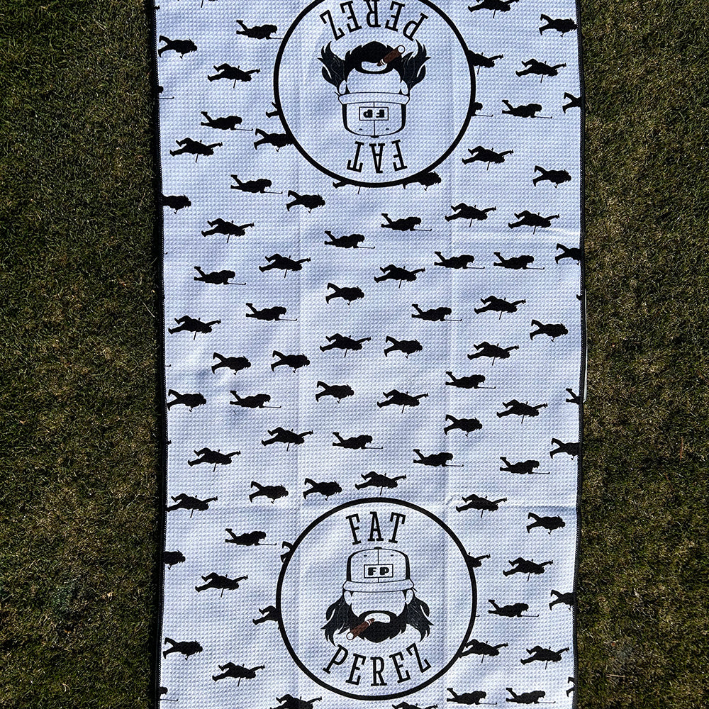 Fat Perez Pro Microfiber Towel - White