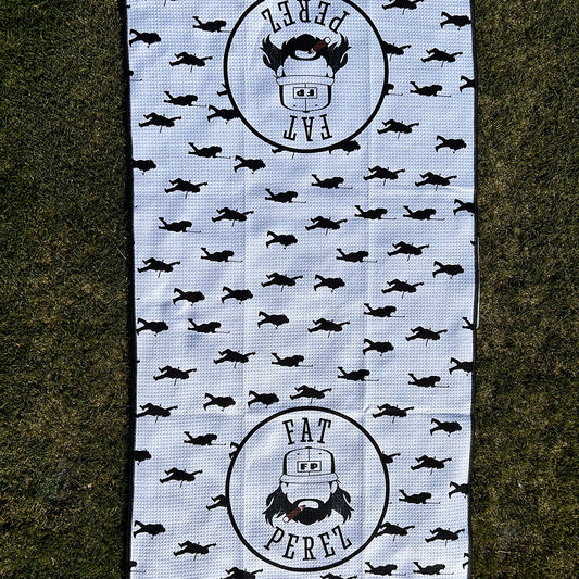 Fat Perez Pro Microfiber Towel - White