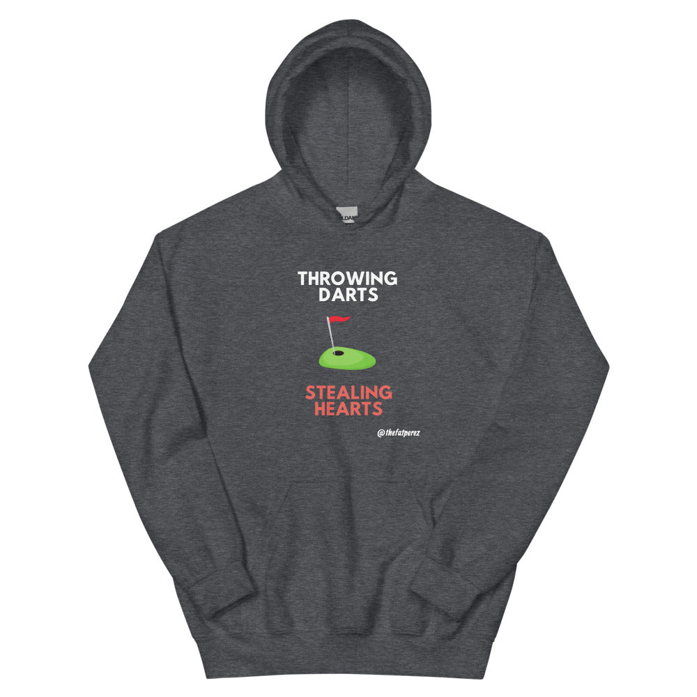 Throwing Darts Stealing Hearts - "Classic" Hoodie