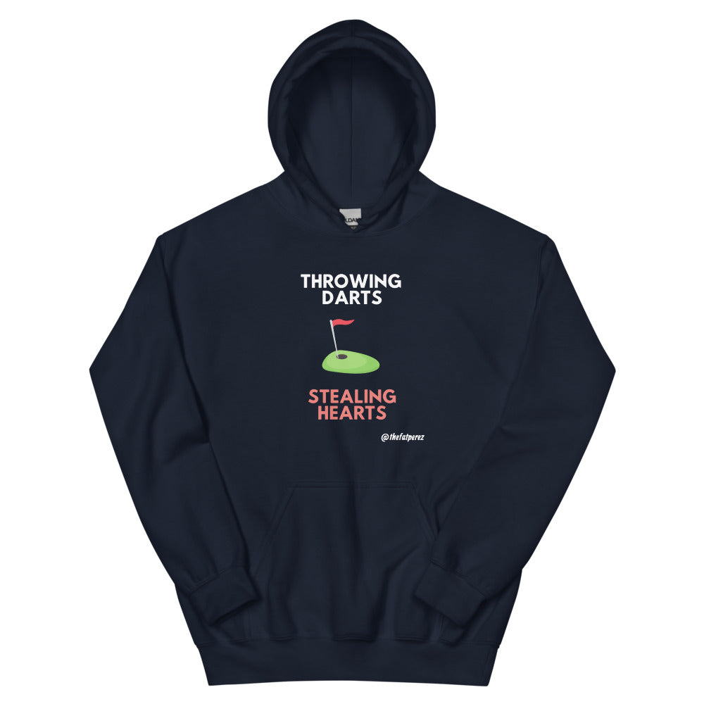 Throwing Darts Stealing Hearts - "Classic" Hoodie